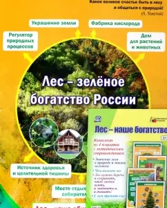 A set of posters Forest is our wealth. 4 posters with methodological support. GEF