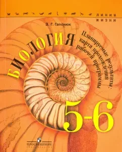 Biology. 5-6 grades. Planned results. Work program passage map. Textbook: Zoya Gaponyuk