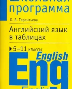 English in tables. 5-11 grades. Reference materials: Olga Terentyeva