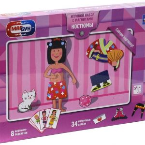 Game set "Costumes" (34 magnetic details) (T57376)