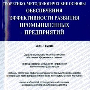 Theoretical and methodological foundations for ensuring the effectiveness of the development of industrial enterprises: Valery Petrov