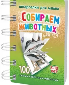 We collect animals. 3-10 years. Big notebook