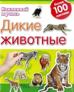 Wild animals. Stick and study